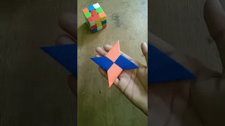 Easy way to make paper Ninja star