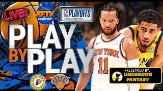 Knicks vs Pacers NBA Playoffs Game 6 Play-By-Play & Watch Along : Powered By UnderDog Fantasy