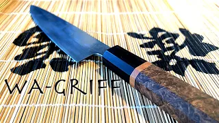 WA handle | traditional japanese knife handle, chef knife, WA handle, burn in, knife making