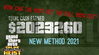 Cayo Perico Heist glitch 2021:This is how the Host takes 100% cut