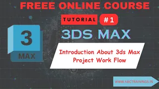 learn 3d max tutorial in Hindi for beginner | Tutorial 1 | 3Ds Max Basic Intro. | #abctrainings
