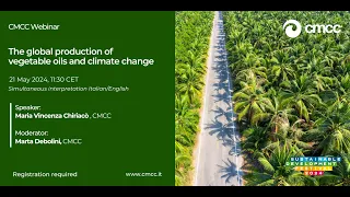 The global production of vegetable oils and climate change