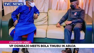 VP Osinbajo meets Bola Tinubu in Abuja