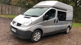 Renault Trafic/Vauxhall Vivaro Conversion van to race van day van or camper van