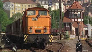 Bahnknoten Gera Anfang der neunziger Jahre