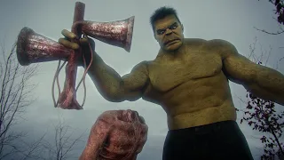 Siren Head vs Hulk