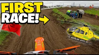 RED FLAG🚩On My FIRST MX RACE!!! | MotoVlog #4