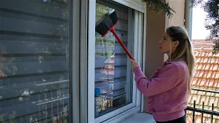 2 tricks for sparkling windows: CLEAN windows QUICKLY AND EASILY without streaks