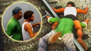 GTA San Andreas Remastered - TRAIN !! - Part 2