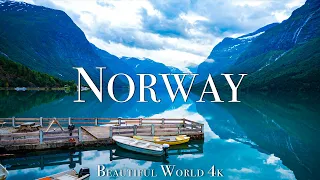 Norway 4K Amazing Nature Film - Relaxing Piano Music - Beautiful Nature