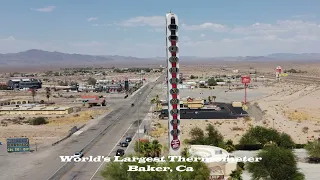 The Worlds TallestThermometer Baker, CA