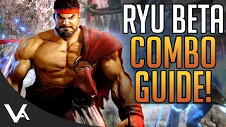STREET FIGHTER 6 RYU COMBOS! Closed Beta Combo Guide