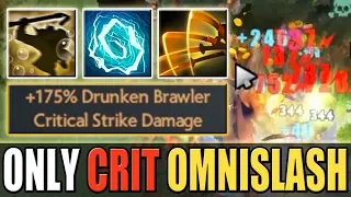 Every Omnislash hit - Insane Crit [7.20 Drunken Brawler IMBA] Dota 2 Ability Draft