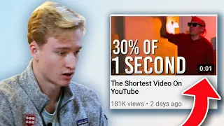 Reacting to the Shortest Video on YouTube