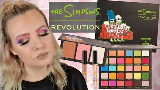 REVOLUTION MAKEUP SIMPSONS TREEHOUSE OF HORROR COLLECTION Review & Swatches | Clare Walch