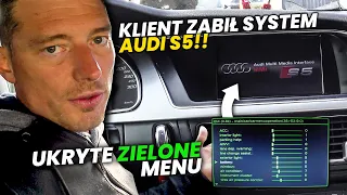 JAK DOSTAĆ SIĘ DO UKRYTEGO MENU - MMI w AUDI S5