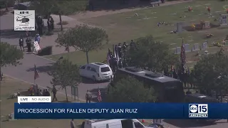 NOW: Celebration of Life for Deputy Juan Ruiz