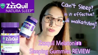 ZZZQUIL MELATONIN GUMMIES REVIEW VICKS ZZZQUIL SLEEPING AID