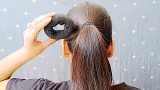 Beautiful Juda Hairstyle For Wedding | Simple Traditional Hair Look| Easy Bun Hairstyle 2024