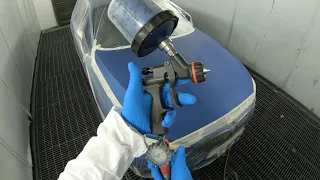 Spraying Glasurit BMW B45