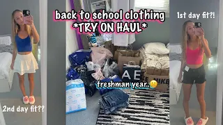 back to school clothing *TRY ON HAUL* (freshman year..)