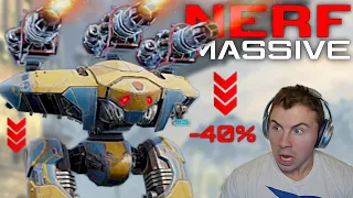 WHAT... Pixonic Released A MASSIVE Flame Weapon NERF! -40% Damage Live Server  | War Robots