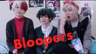 TodoBakuDeku BNHA Q&A BLOOPERS (My Hero Academia cosplay)