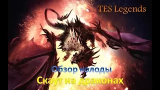 TES : Legends. Разведчик на драконах. Обзор колоды.