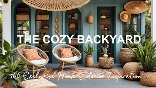 The Cozy Backyard || 100 Exclusive Unique Home Exterior Designs || Patio Deck Pool Garden Hot Tub