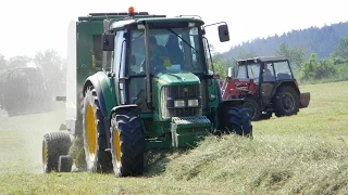 sena 2015 - 5x John Deere, 5x Zetor, 4xHoral a Claas Liner 4000 *HD*