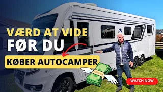 Værd at vide før du køber autocamper - Campervan, alkove, delintegreret & helintegreret 👀