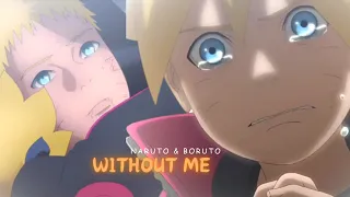 Naruto and Boruto AMV - Without Me| Halsey