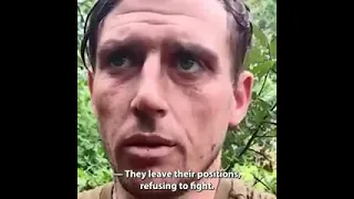 Ukrainian Army captured soldier on the mood of his comrades