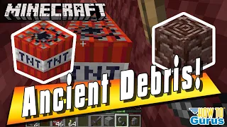 How You Can Find Minecraft Ancient Debris using TNT Mining - Quick Mining Technique