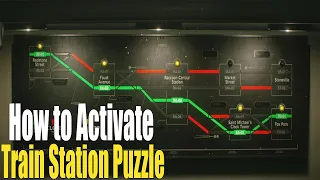 Resident Evil 3 -  How to Activate Train Station Puzzle (RE 2020)