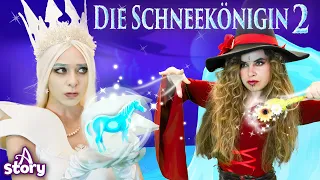 Die Schneekönigin und der tapfere Prinz | Gute nacht geschichte Deutsch | A Story German