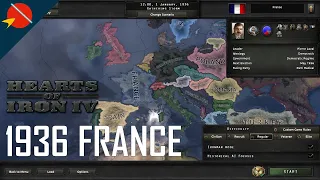 Opposing Rhineland Remilitarization as France in 1936 | HOI4  - LIVE