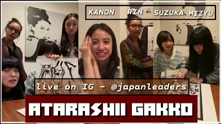 atarashii gakko live on IG