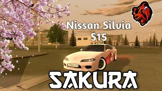 Nissan Silvia S15 SAKURA НА БЛЕК РАША🫢