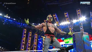 SmackDown 23/12/22 FULL MATCH - Rey Mysterio vs Angel Garza