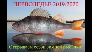 ПЕРВЫЙ ЛЁД 2019-20! АТАКА КРУПНОГО ОКУНЯ НА МЕЛКОГО! UNDERWATER VIDEO