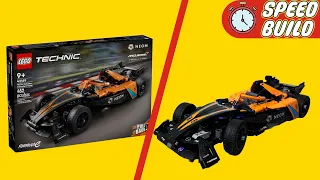 ULTIMATE LEGO Speed Build! NEOM McLaren Formula E Race Car Set
