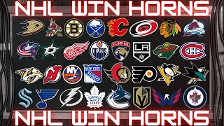 All 32 NHL Win Horns (2022)