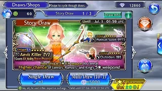 Lenna EX Weapon Pulls!! | Dissidia Final Fantasy Opera Omnia