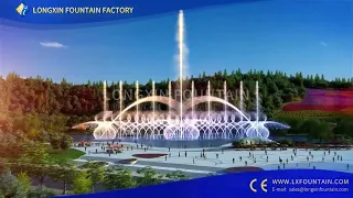 3D Design Animation -- Zunyi GuizhouLongxin Fountain Factory Supply