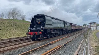 SR 34067 “Tangmere” working the WCME at Scout Green + Kirkby Stephen - 16.3.24