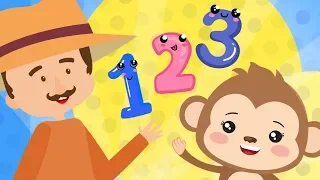 Learn the Numbers with Ben the Farmer and Monkey | Nursery Rhymes and Kids Songs |