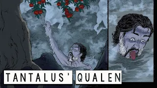 Tantalus' Qualen - Griechische Mythologie - Geschichte und Mythologie Illustriert