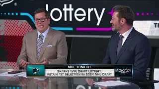 Sharks win Draft Lottery to keep first overall pick in 2024 NHL Draft