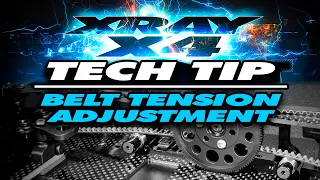 XRAY X4 - Tech Tip - Belt Tension Adjustment